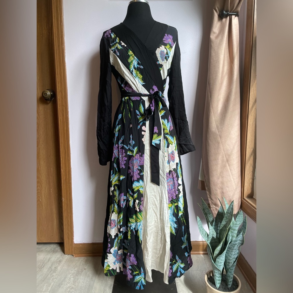 Diane Von Furstenberg Penelope Floral silk wrap dress